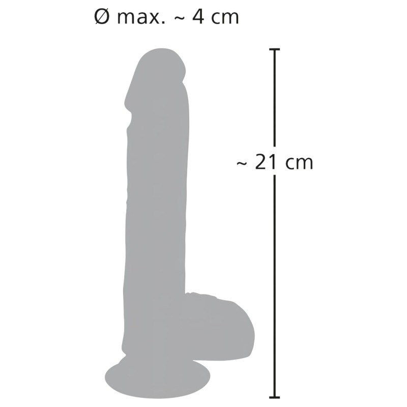 Medical Thrusting - tapadókorongos, lökő-forgó vibrátor (testszínű) 136684 termék bemutató kép