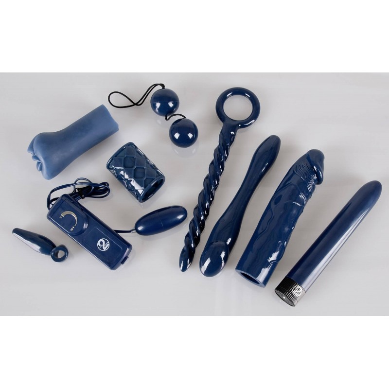 You2Toys - Midnight Blue - vibrátoros készlet (9 részes) 60525 termék bemutató kép