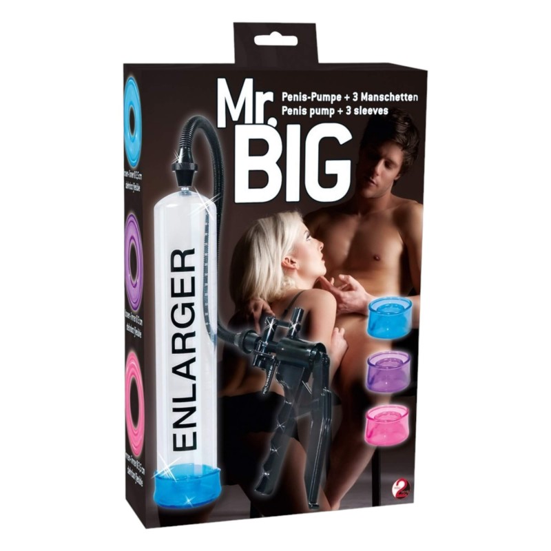 You2Toys - Mr. Big - péniszpumpa szett (átlátszó) 91538 termék bemutató kép