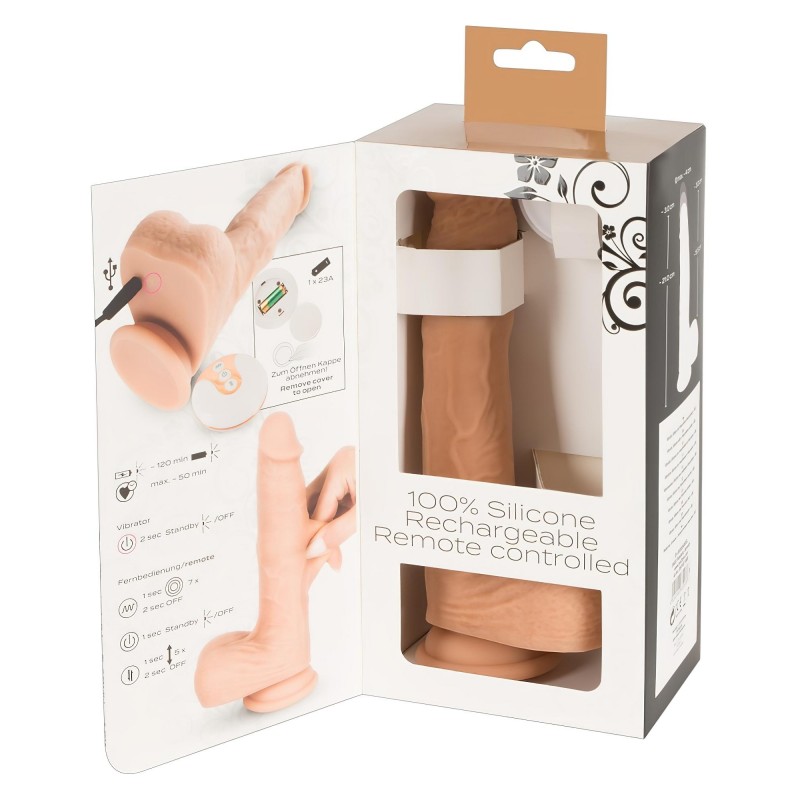 You2Toys - Natural - lökő vibrátor (natúr) 102174 termék bemutató kép