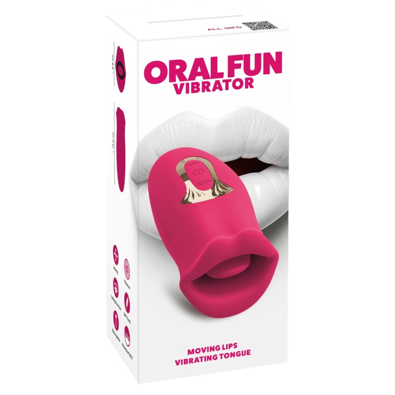 You2Toys - nyelves csikló vibrátor, csiklóizgató (pink) 163403 termék bemutató kép