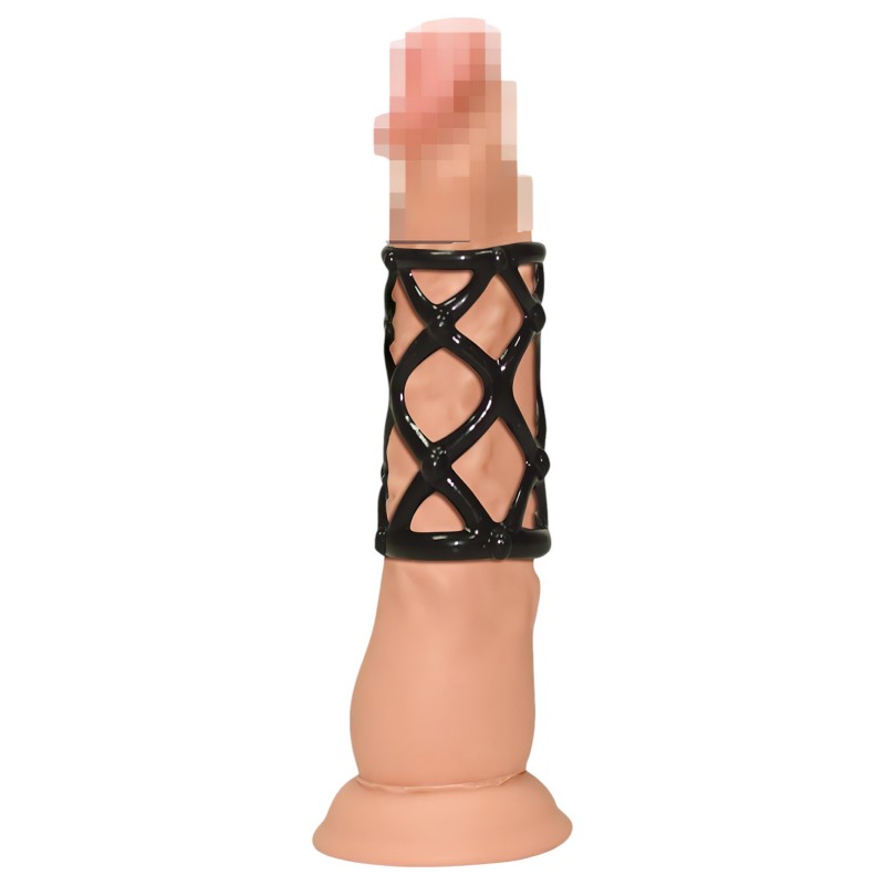 You2Toys Orgasmus Wunder - péniszköpeny (fekete) 157094 termék bemutató kép