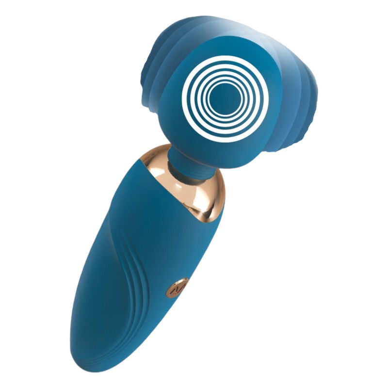 You2Toys Petite - akkus wand masszírozó vibrátor (kék) 97118 termék bemutató kép