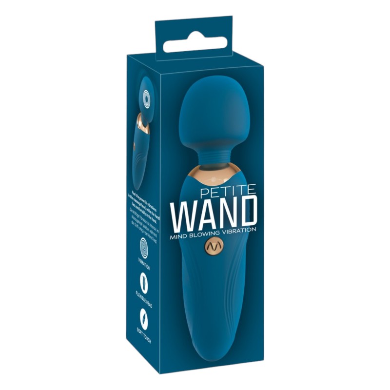 You2Toys Petite - akkus wand masszírozó vibrátor (kék) 97120 termék bemutató kép