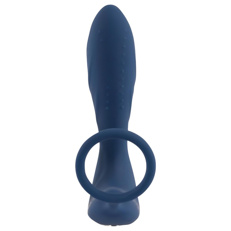 You2Toys Prostate Plug - anál vibrátor péniszgyűrűvel (kék) 112047 termék bemutató kép