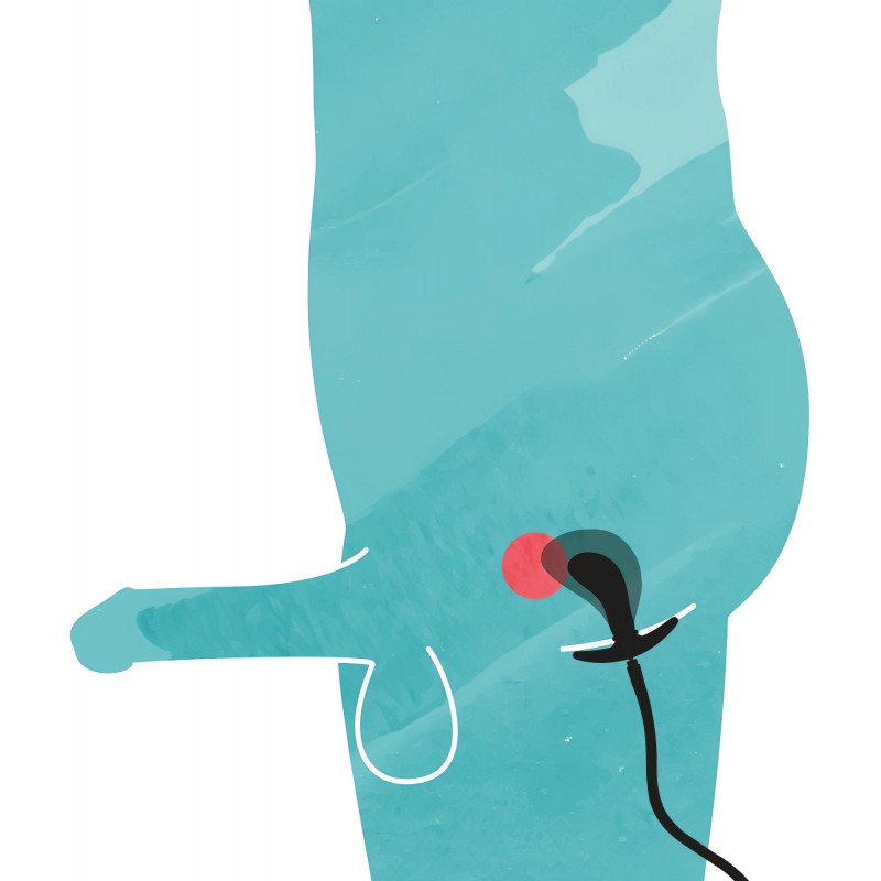 You2Toys - pumpálható, anál tágító plug (fekete) 103746 termék bemutató kép