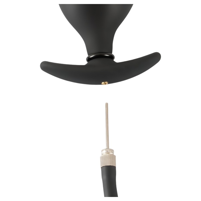 You2Toys - pumpálható, anál tágító plug (fekete) 103741 termék bemutató kép