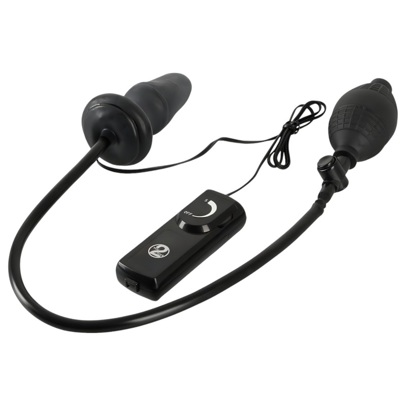 You2Toys - pumpálható anál vibrátor (fekete) 106655 termék bemutató kép