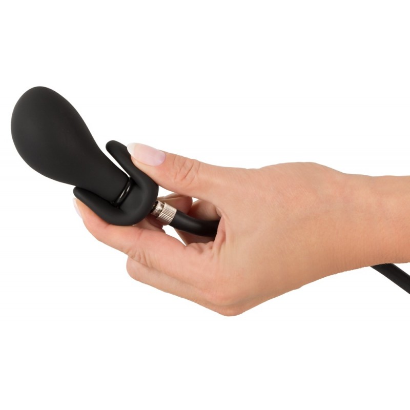 You2Toys - pumpálható, anál tágító plug (fekete) 40285 termék bemutató kép