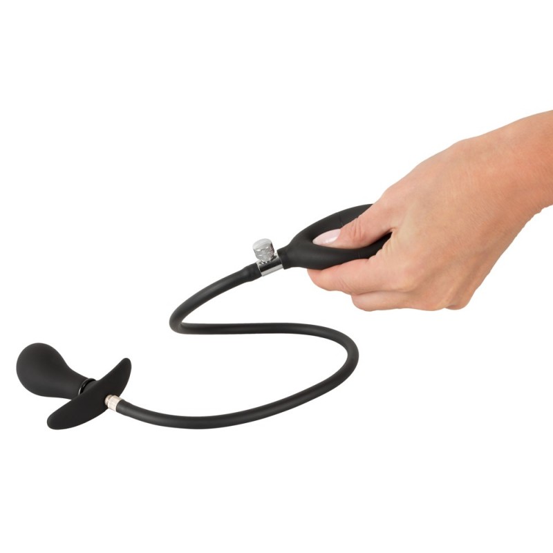 You2Toys - pumpálható, anál tágító plug (fekete) 40287 termék bemutató kép