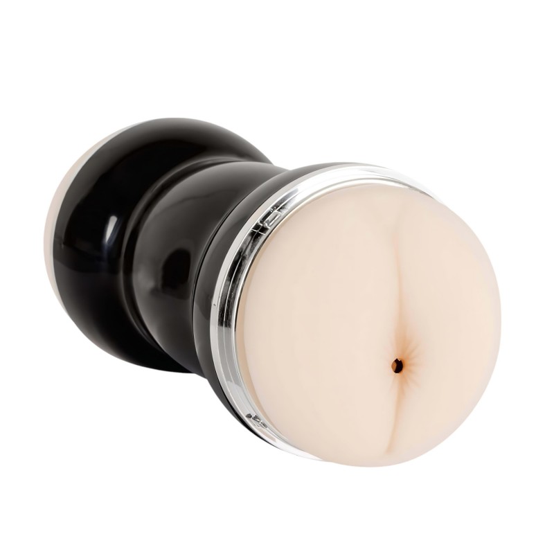 You2Toys - Pussy and Ass - dupla maszturbátor (fekete) 112819 termék bemutató kép