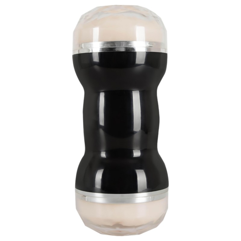 You2Toys - Pussy and Ass - dupla maszturbátor (fekete) 112824 termék bemutató kép