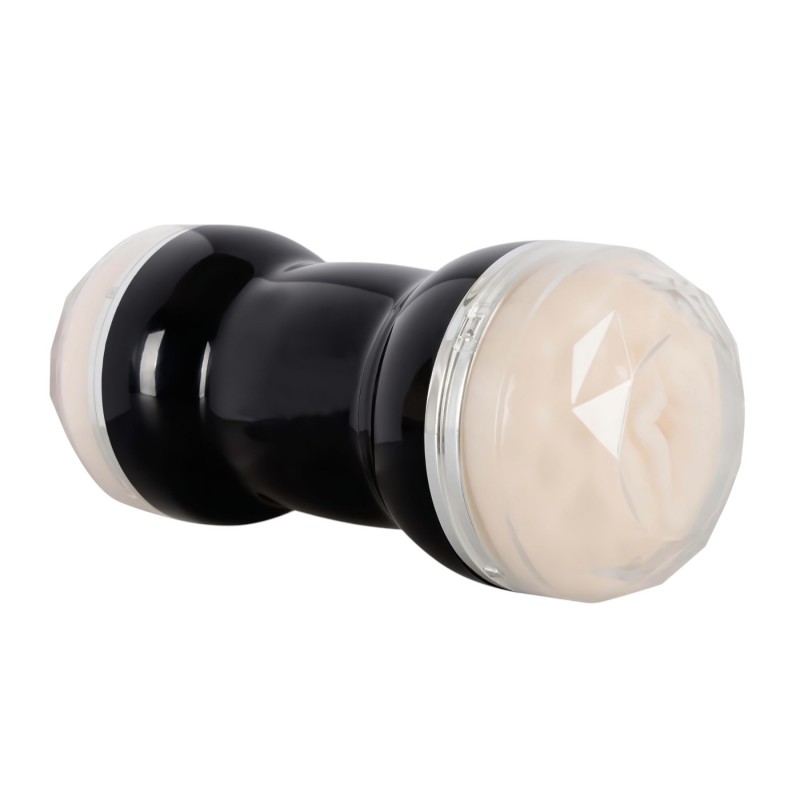 You2Toys - Pussy and Ass - dupla maszturbátor (fekete) 112825 termék bemutató kép