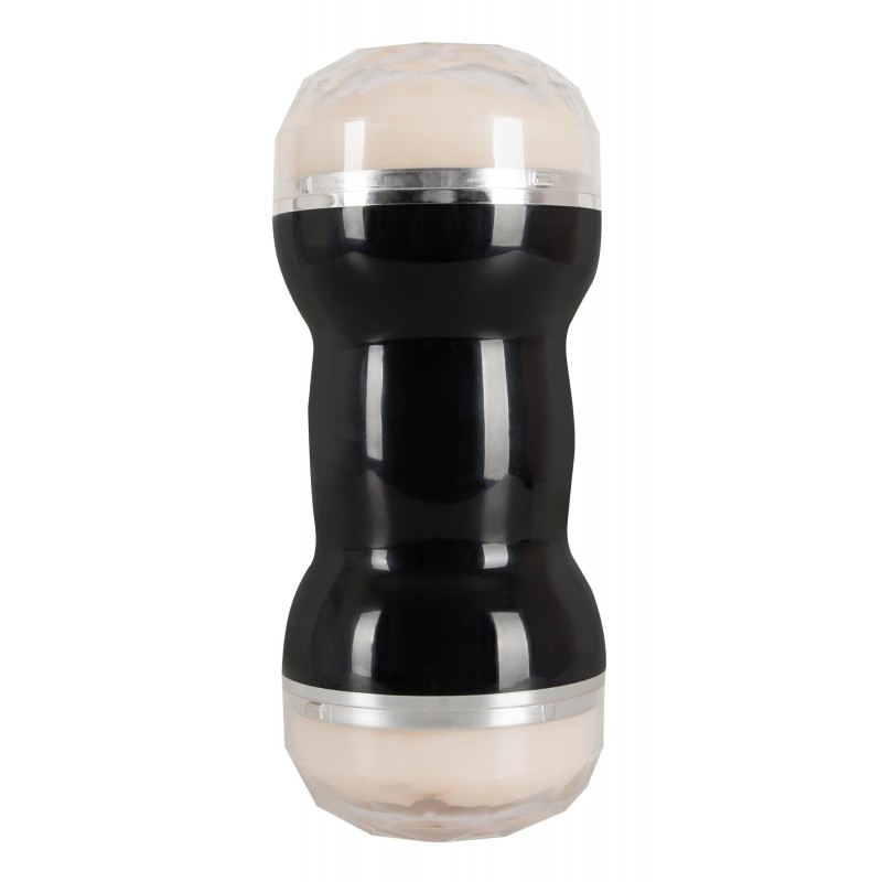 You2Toys - Pussy and Ass - dupla maszturbátor (fekete) 61846 termék bemutató kép