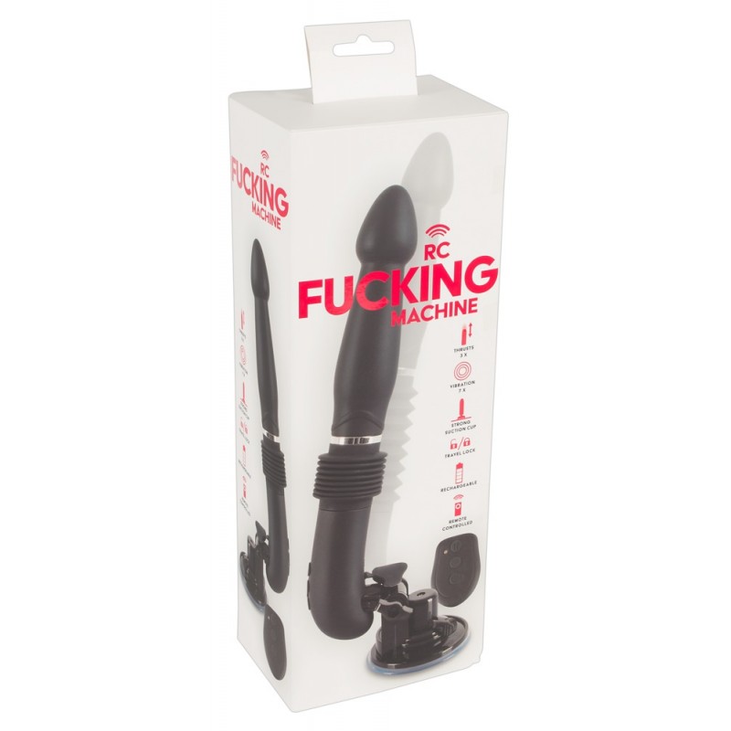 You2Toys - RC Fucking Machine - akkus lökő vibrátor (fekete) 72888 termék bemutató kép