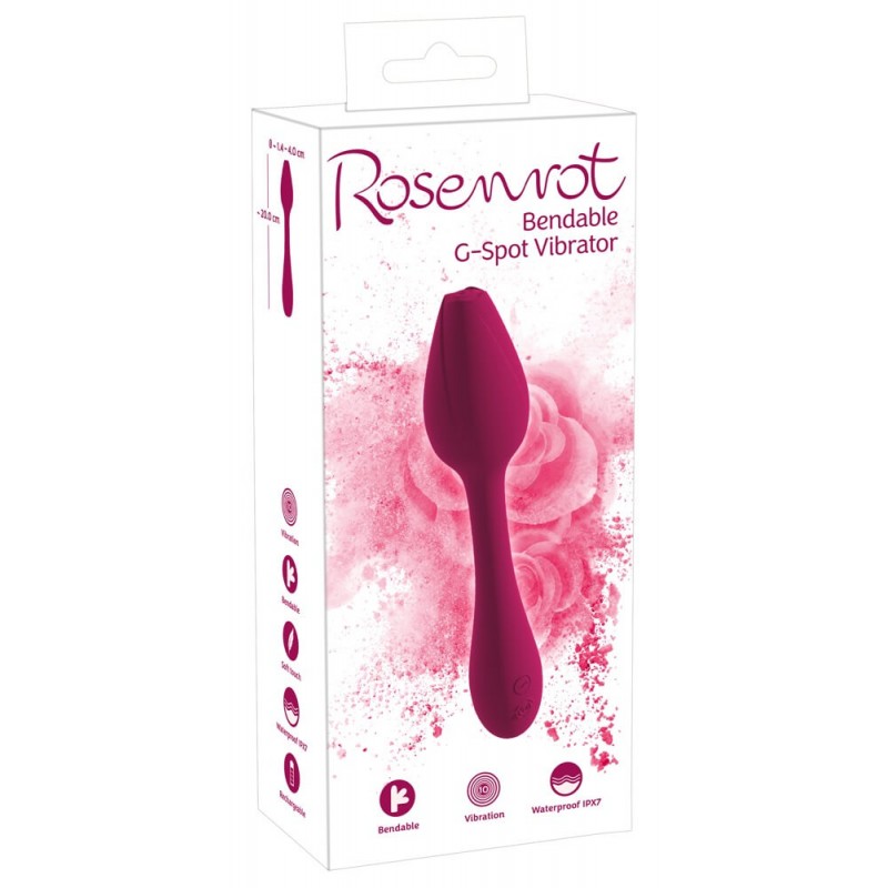 You2Toys Rosenrot - hajlítható G-pont vibrátor (piros) 86750 termék bemutató kép