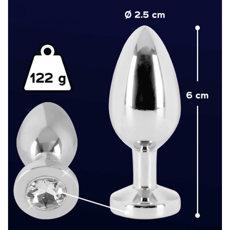 You2Toys - Sextreme - acél anál plug (2,4cm) 61462 termék bemutató kép