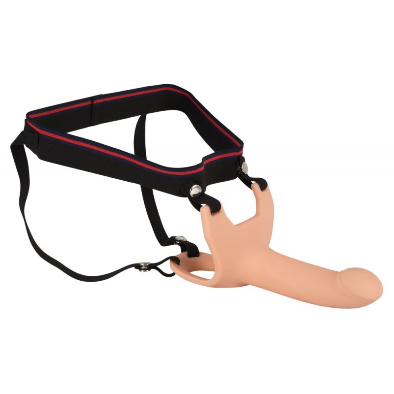 You2Toys - Strap-on M - felcsatolható, üreges dildó - natúr 62042 termék bemutató kép