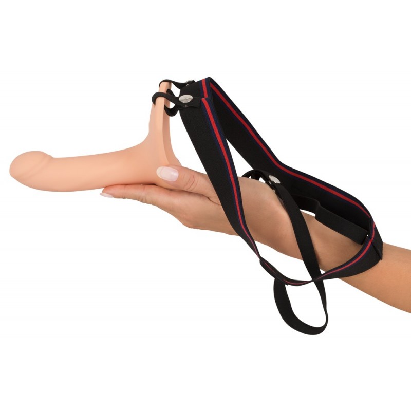 You2Toys - Strap-on M - felcsatolható, üreges dildó - natúr 62044 termék bemutató kép