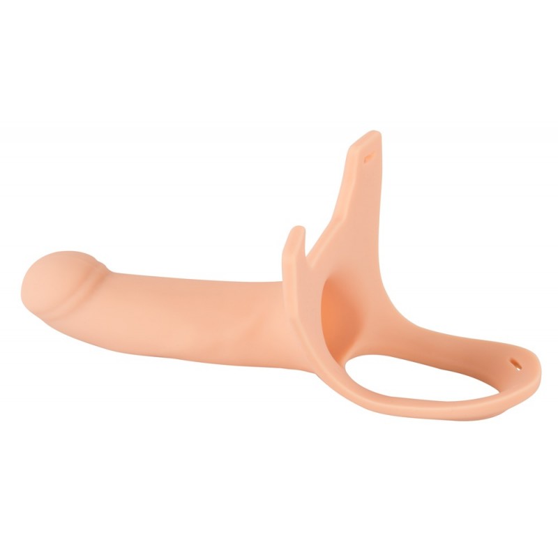 You2Toys - Strap-on - felcsatolható, üreges dildó (nagy) - natúr 62053 termék bemutató kép