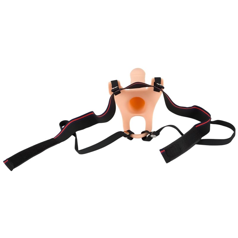 You2Toys - Strap-on M - felcsatolható, üreges dildó (testszínű) 141113 termék bemutató kép