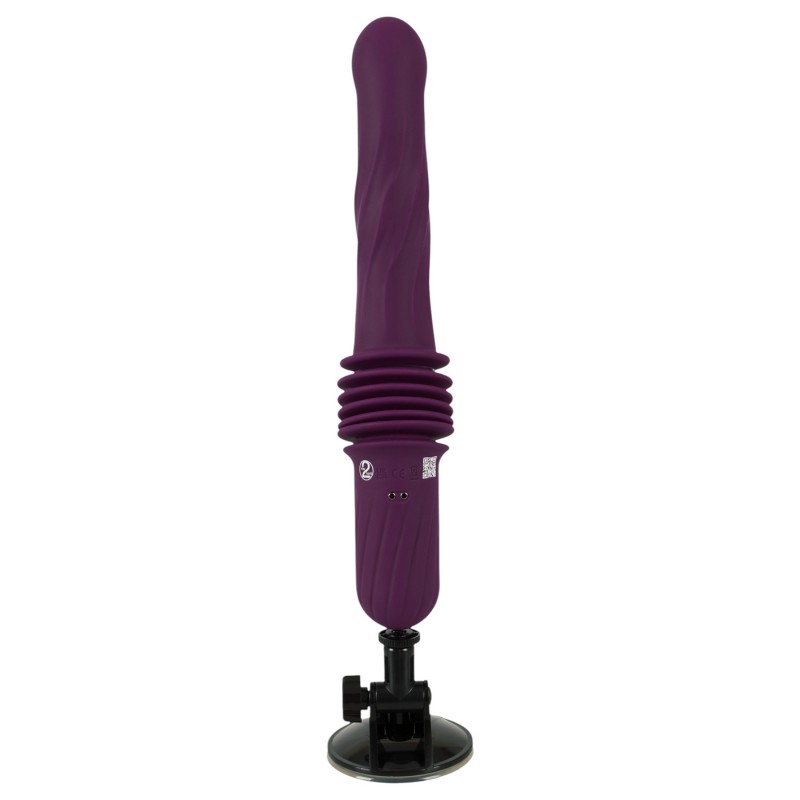 You2Toys - távirányítós melegítős lökő vibrátor (lila) 152153 termék bemutató kép