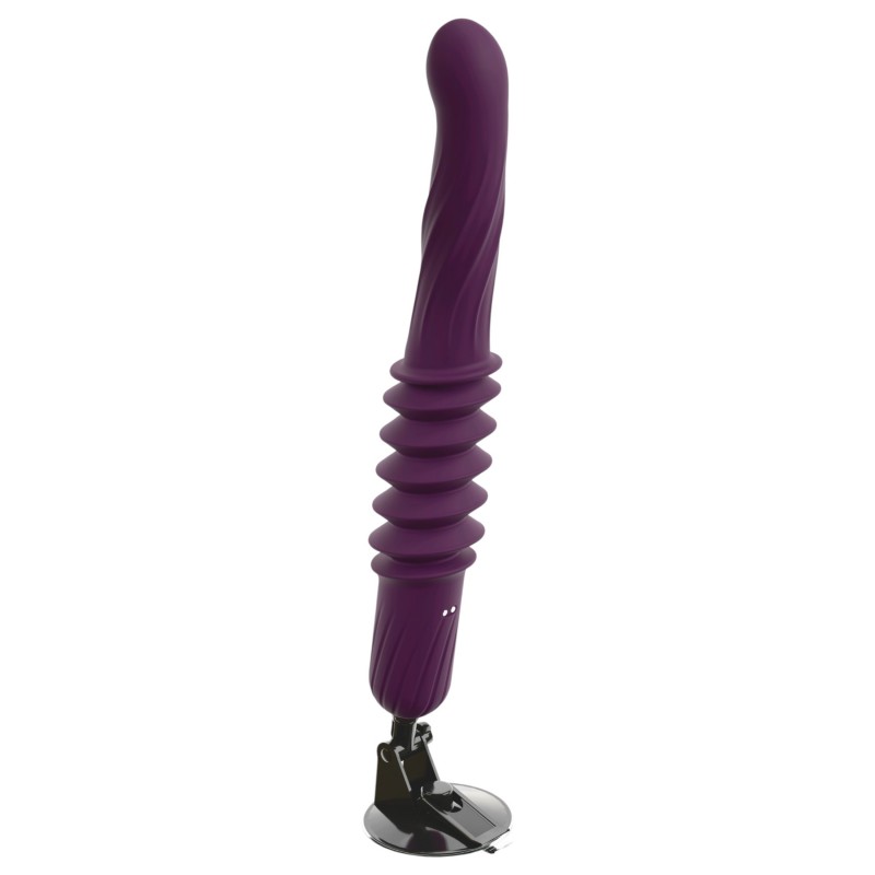 You2Toys - távirányítós melegítős lökő vibrátor (lila) 152154 termék bemutató kép