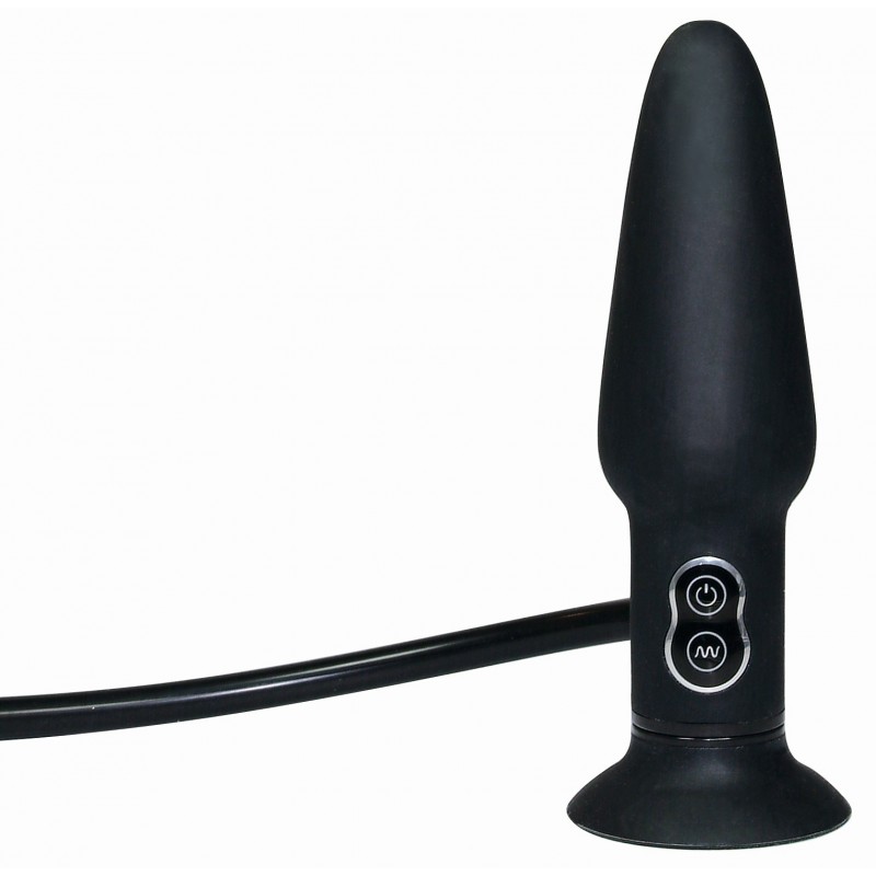 You2Toys True Black - pumpálható anál vibrátor (fekete) 60750 termék bemutató kép