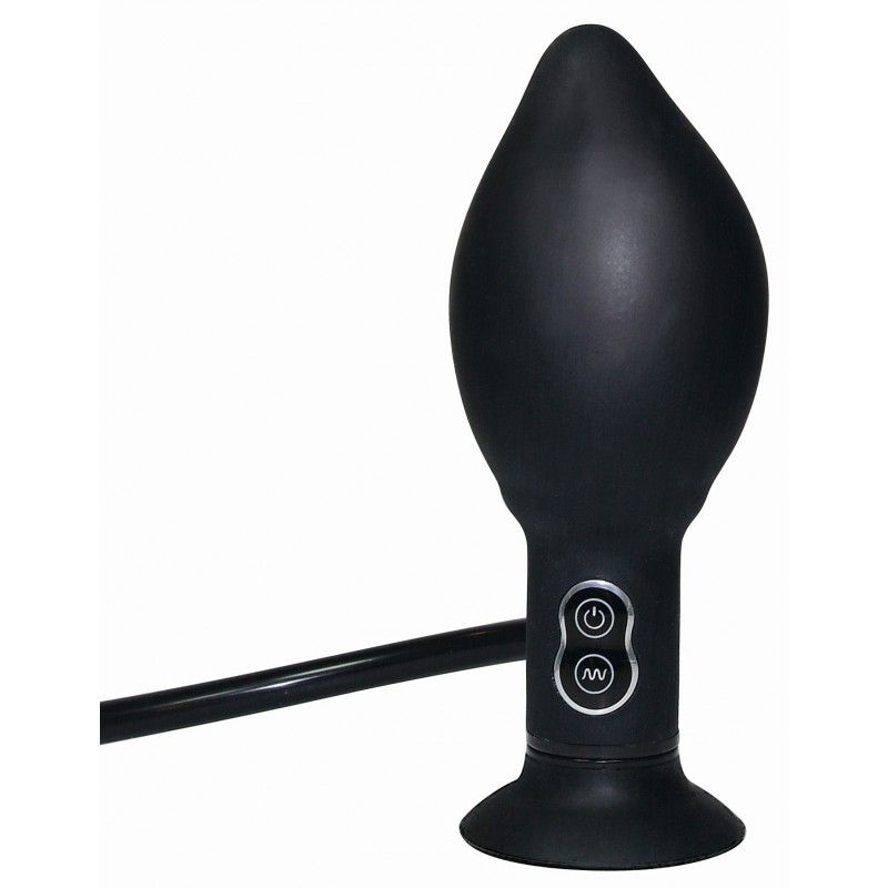 You2Toys True Black - pumpálható anál vibrátor (fekete) 60751 termék bemutató kép