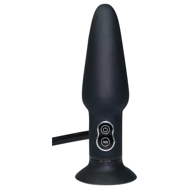 You2Toys True Black - pumpálható anál vibrátor (fekete) 106804 termék bemutató kép