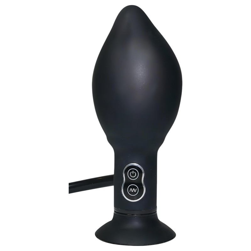 You2Toys True Black - pumpálható anál vibrátor (fekete) 106805 termék bemutató kép