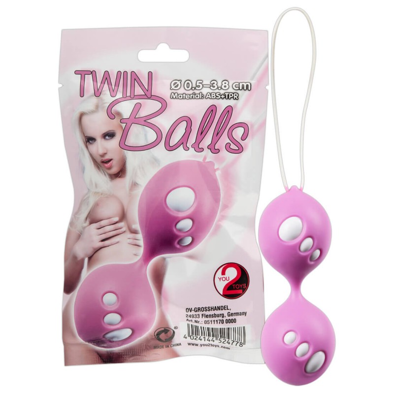 You2Toys - Twin Balls - gésagolyó duó (pink) 61086 termék bemutató kép