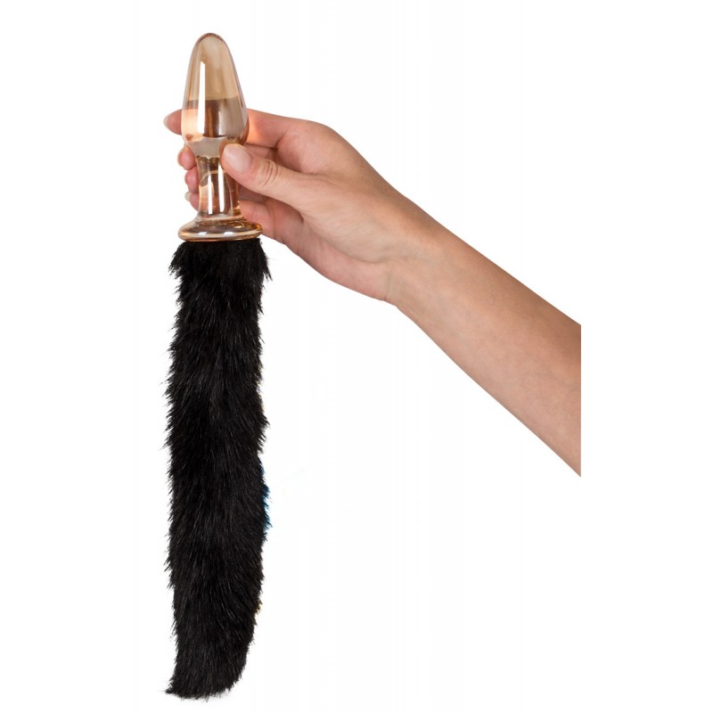 You2Toys - Üveg anál plug cicafarokkal 61068 termék bemutató kép