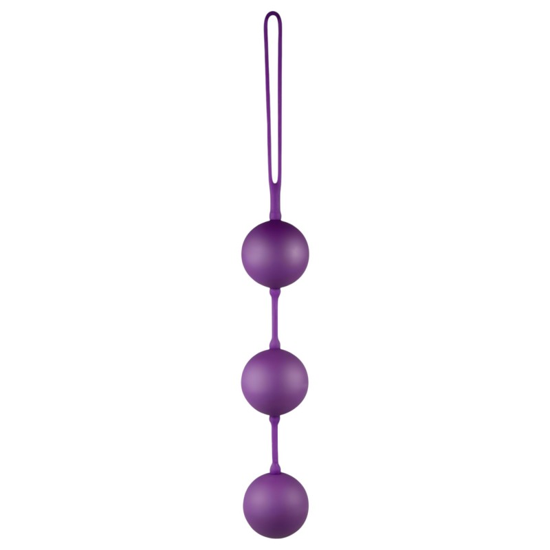 You2Toys Velvet - tripla gésagolyó kegel tornához (lila) 161532 termék bemutató kép