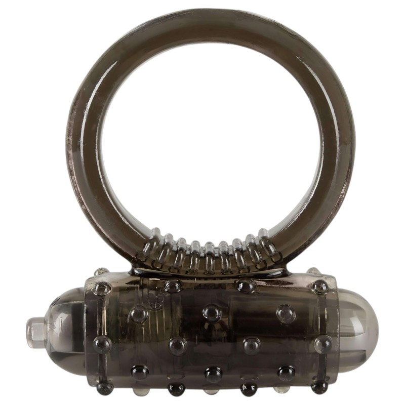 You2Toys - vibrációs szilikon péniszgyűrű pároknak (fekete) 157068 termék bemutató kép