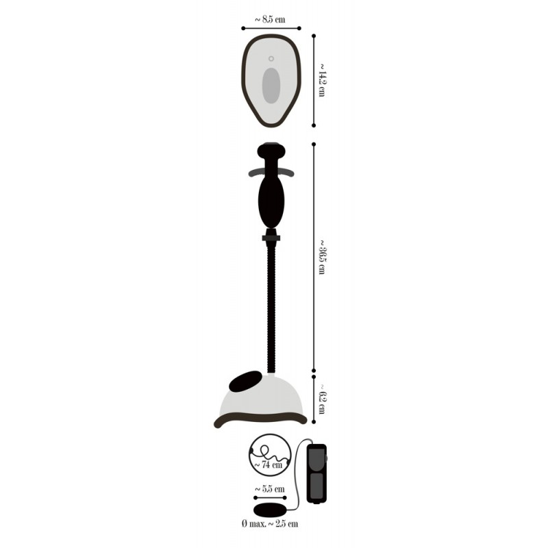 You2Toys - vibrációs puncipumpa - (fekete) 63196 termék bemutató kép
