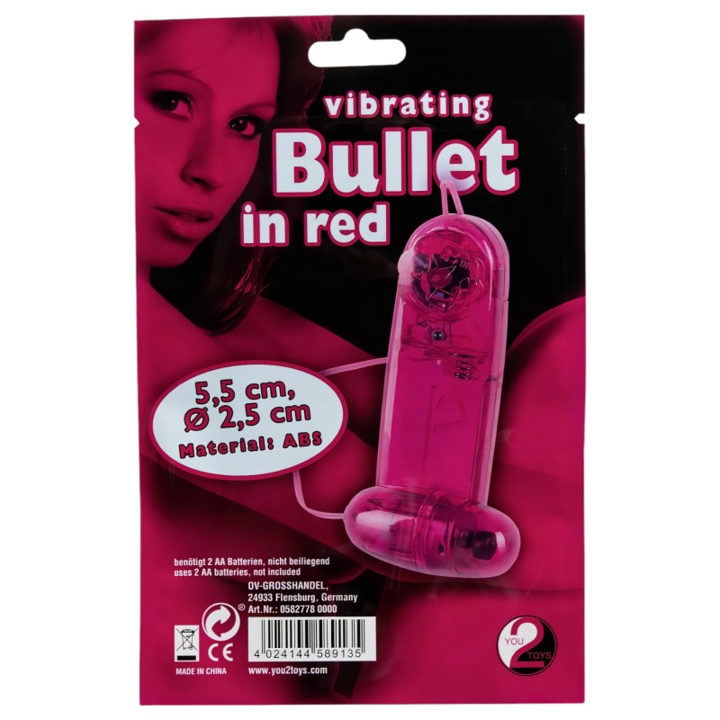 You2Toys - vibrotojás (piros) 121196 termék bemutató kép