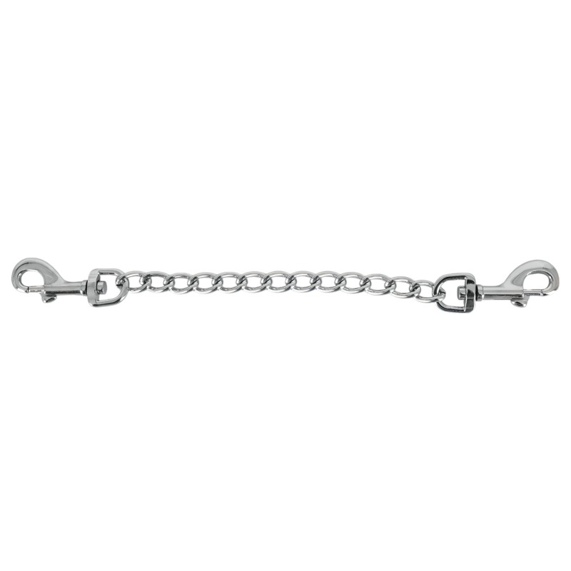 ZADO - dupla fém karabiner és lánc, BDSM kiegészítő (15 cm) 157291 termék bemutató kép