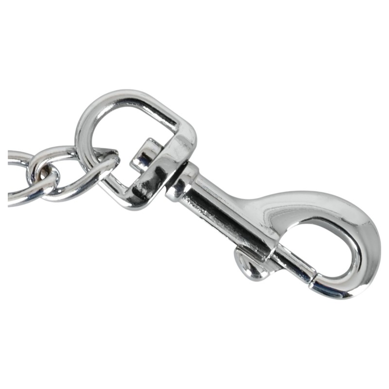 ZADO - dupla fém karabiner és lánc, BDSM kiegészítő (15 cm) 157293 termék bemutató kép