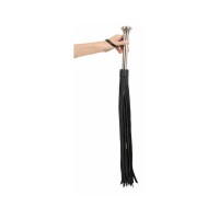 ZADO - hosszú, extra erős bőr korbács (fekete) 78505 termék bemutató kép
