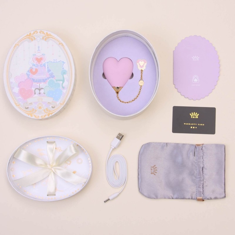 ZALO Baby Heart - okos vízálló csikló vibrátor (pink) 76763 termék bemutató kép