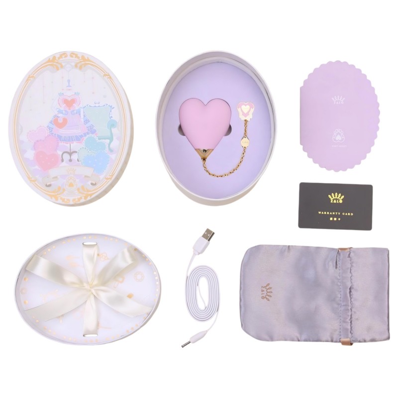 ZALO Baby Heart - okos vízálló csikló vibrátor (pink) 117561 termék bemutató kép