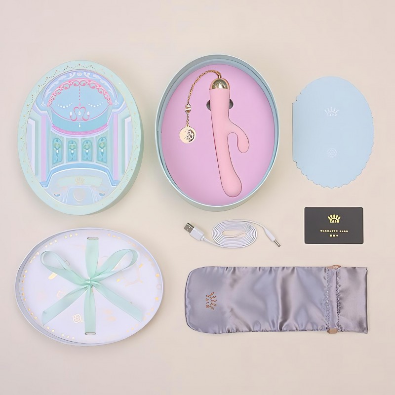 ZALO Ichigo Rabbit - App-vezérelt luxus vibrátor (pink) 147458 termék bemutató kép