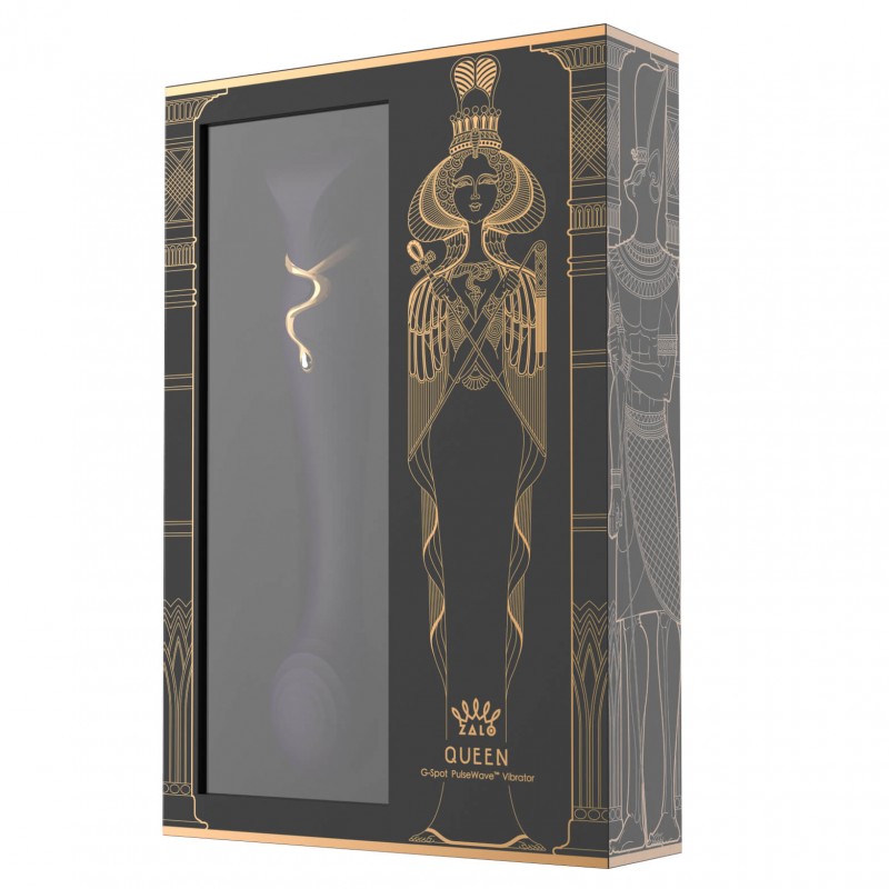 ZALO Queen - léghullámos G-pont- és csikló vibrátor (lila) 92138 termék bemutató kép