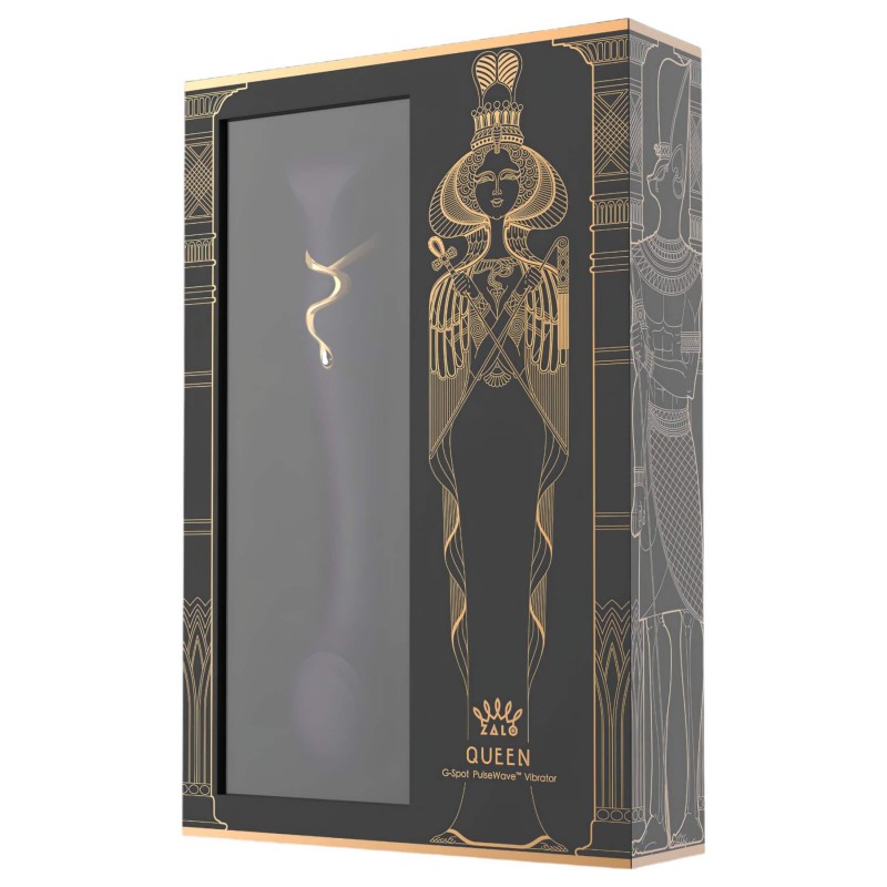 ZALO Queen - léghullámos G-pont- és csikló vibrátor (lila) 113450 termék bemutató kép