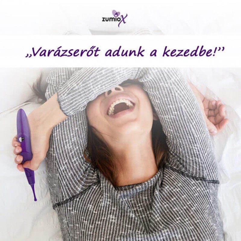Zumio Soft - akkus csikló vibrátor (lila) 28724 termék bemutató kép