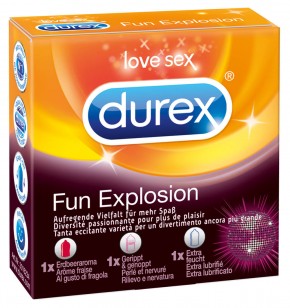 Durex Fun Explosion óvszer mix (3db)